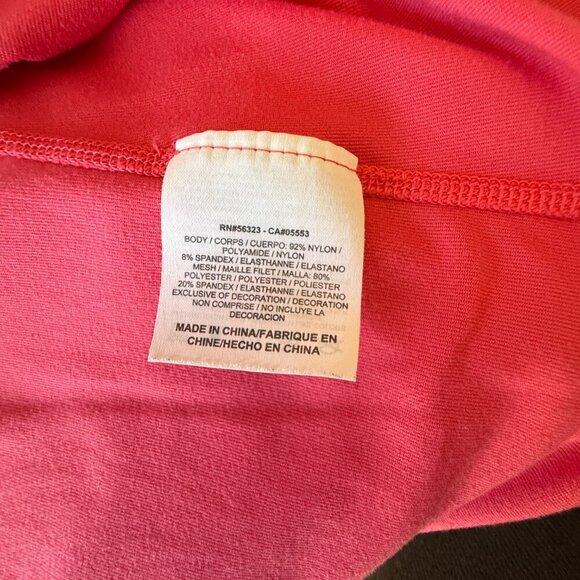 Women's M Nike Dri-Fit Half Zip Pullover Running Jacket in Coral Mock Neck - Picture 6 of 8